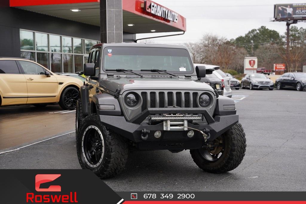 Used 2019 Jeep Wrangler Unlimited Sport S for sale Sold at Gravity Autos Roswell in Roswell GA 30076 1