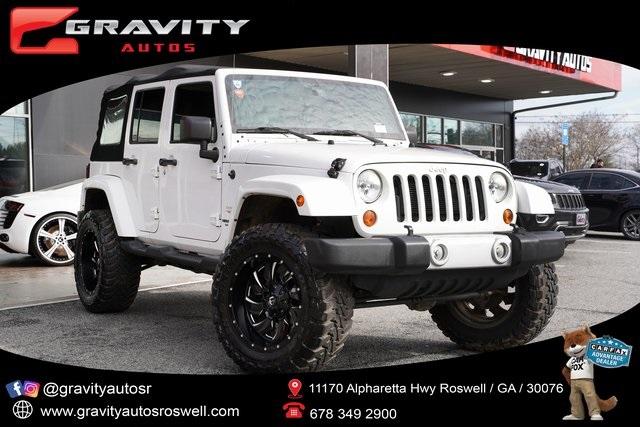 Used 2013 Jeep Wrangler Unlimited Sahara For Sale (Sold) | Gravity Autos  Roswell Stock #609517