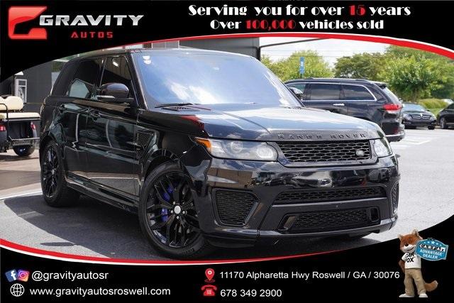 Used 2016 Land Rover Range Rover Sport 5.0L V8 Supercharged SVR for sale Sold at Gravity Autos Roswell in Roswell GA 30076 1
