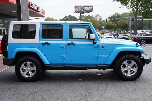 Used 2017 Jeep Wrangler Unlimited Sahara for sale Sold at Gravity Autos Roswell in Roswell GA 30076 8