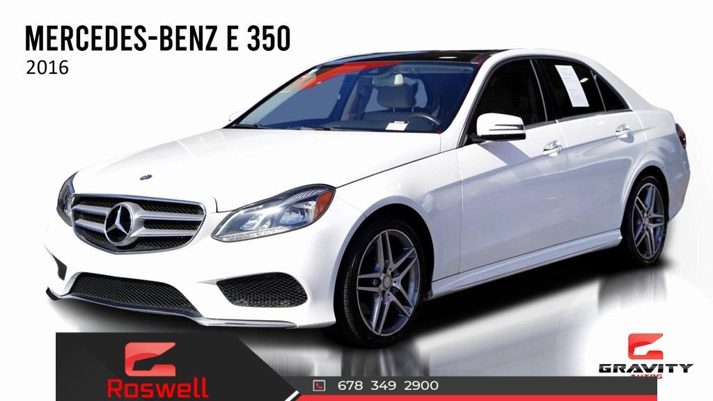 Used 2016 Mercedes-Benz E-Class E 350 for sale Sold at Gravity Autos Roswell in Roswell GA 30076 1