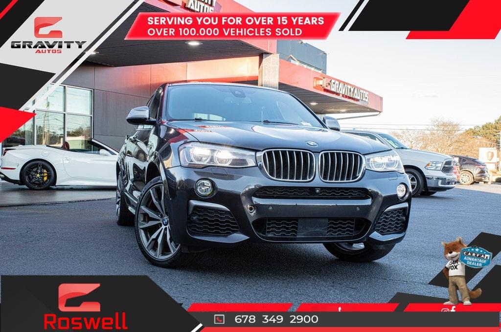 Used 2017 BMW X4 M40i for sale $36,991 at Gravity Autos Roswell in Roswell GA 30076 1