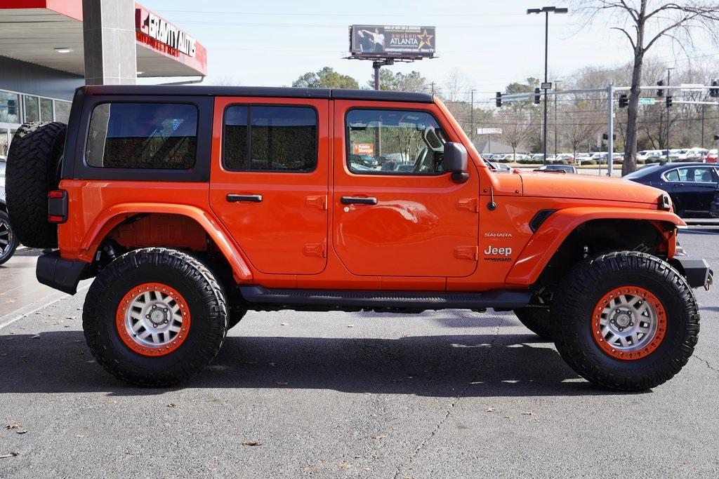 Used 2018 Jeep Wrangler Unlimited Sahara for sale Sold at Gravity Autos Roswell in Roswell GA 30076 7