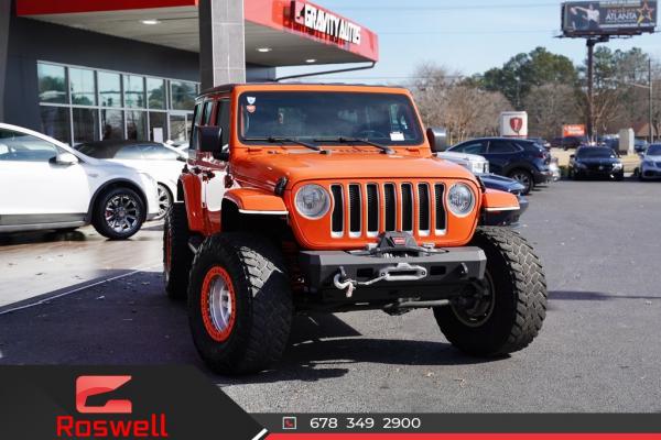 Used 2018 Jeep Wrangler Unlimited Sahara for sale $51,993 at Gravity Autos Roswell in Roswell GA