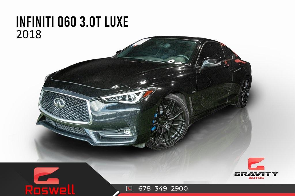 Used 2018 INFINITI Q60 3.0t LUXE for sale $31,994 at Gravity Autos Roswell in Roswell GA 30076 1