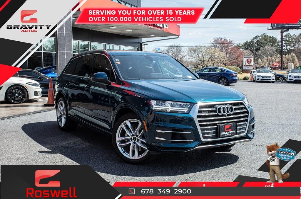 Used 2018 Audi Q7 3.0T Prestige for sale $43,991 at Gravity Autos Roswell in Roswell GA 30076 1