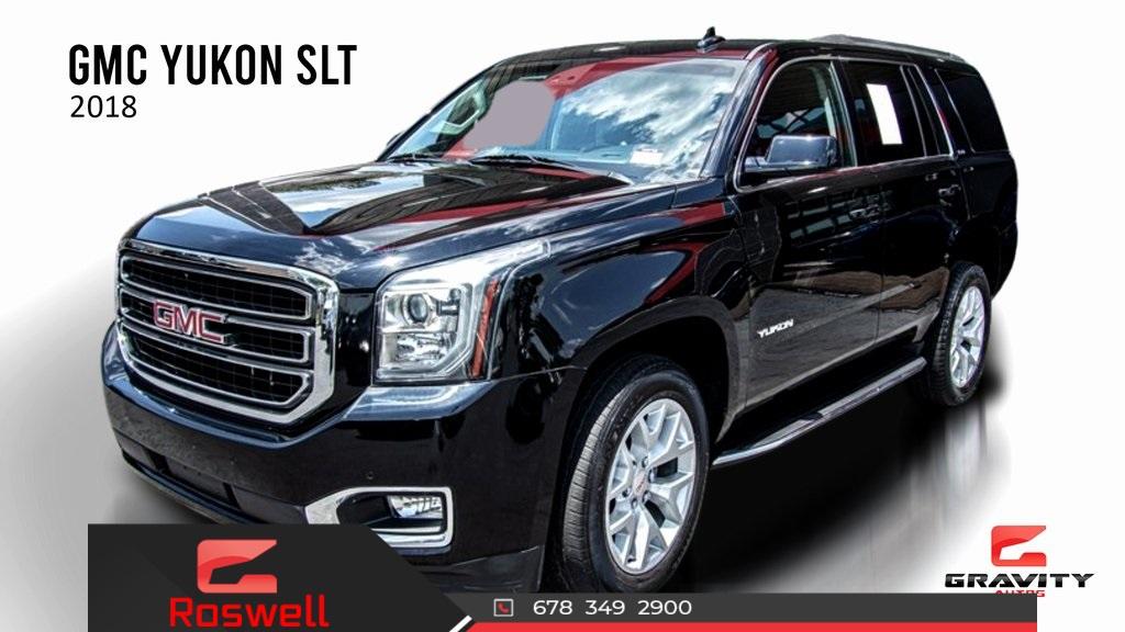 Used 2018 GMC Yukon SLT for sale $54,991 at Gravity Autos Roswell in Roswell GA 30076 1