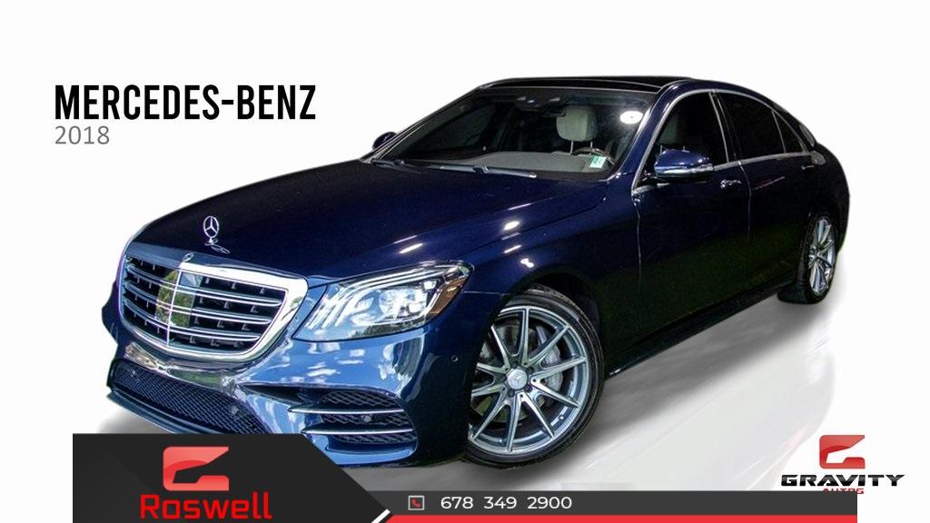 Used 2018 Mercedes-Benz S-Class S 450 for sale $54,994 at Gravity Autos Roswell in Roswell GA 30076 1
