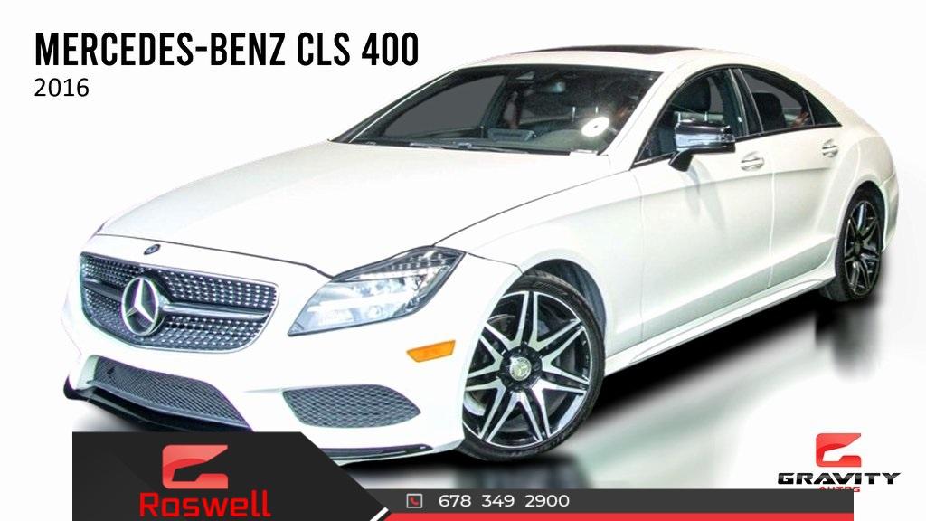 Used 2016 Mercedes-Benz CLS CLS 400 for sale $30,991 at Gravity Autos Roswell in Roswell GA 30076 1