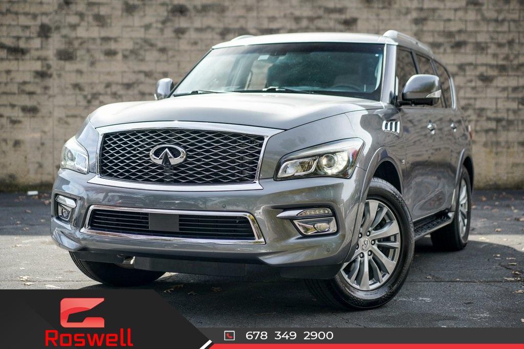 Used 2016 INFINITI QX80 Base for sale $36,991 at Gravity Autos Roswell in Roswell GA 30076 1