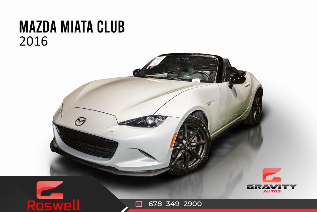 Used 2016 Mazda Miata Club for sale $28,993 at Gravity Autos Roswell in Roswell GA 30076 1