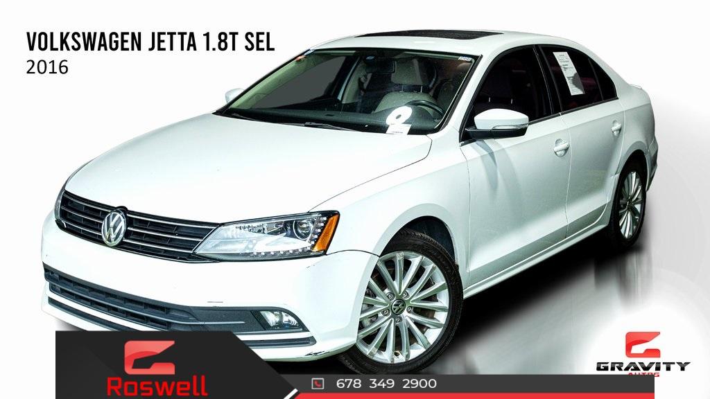 Used 2016 Volkswagen Jetta 1.8T SEL for sale $20,993 at Gravity Autos Roswell in Roswell GA 30076 1