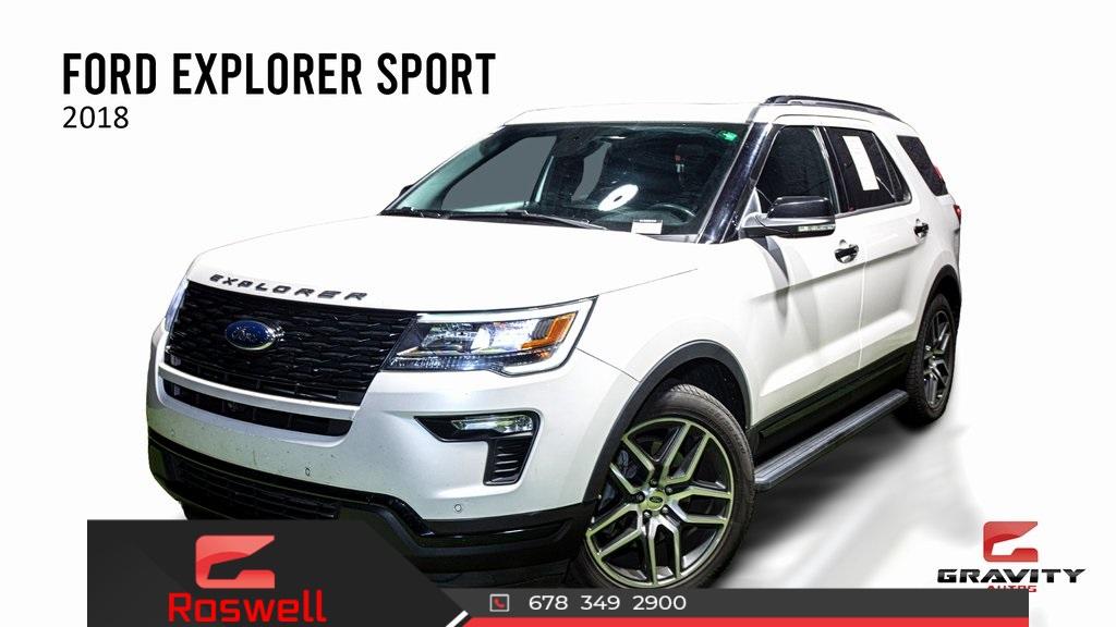 Used 2018 Ford Explorer Sport for sale $38,993 at Gravity Autos Roswell in Roswell GA 30076 1
