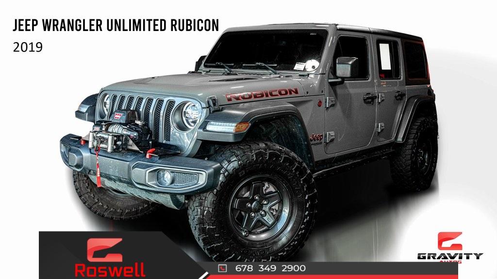 Used 2019 Jeep Wrangler Unlimited Rubicon for sale $57,992 at Gravity Autos Roswell in Roswell GA 30076 1