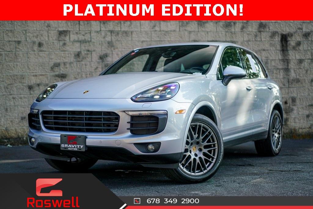 Used 2017 Porsche Cayenne Platinum Edition for sale $41,792 at Gravity Autos Roswell in Roswell GA 30076 1