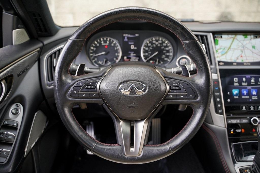 Used 2019 INFINITI Q50 Red Sport 400 for sale $42,992 at Gravity Autos Roswell in Roswell GA 30076 25