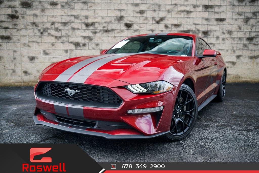 Used 2018 Ford Mustang EcoBoost Premium for sale Sold at Gravity Autos Roswell in Roswell GA 30076 1