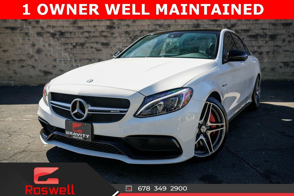 Used 2017 Mercedes-Benz C-Class C 63 S AMG for sale $55,492 at Gravity Autos Roswell in Roswell GA 30076 1