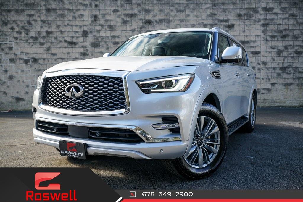 Used 2021 INFINITI QX80 LUXE for sale $42,992 at Gravity Autos Roswell in Roswell GA 30076 1